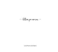 Letters to Our Son: A Heartwarming Keepsake Journal for Parents to Share Their Love, Wisdom & Memories | Baby Memory Book
