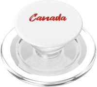 Letters Word Canada en Cute Red Font PopSockets PopGrip para MagSafe