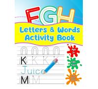 Letters & Words, Activity Book: Alphabet Tracing Activity Book for Ages 3+ | Learn to Write Letters and Words Through Fun Practice