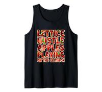 Lettice Hustle Apples Playing on The Gridiron Camiseta sin Mangas