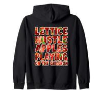 Lettice Hustle Apples Playing on The Gridiron Sudadera con Capucha