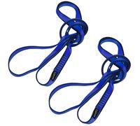 LETTO & TAILOR 2 cabestrillos para escalada 22KN, 19 mm, certificado CE, azul, 60 cm