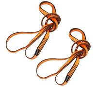 LETTO & TAILOR 22KN - Correa para escalada (2 unidades, 19 mm, certificado CE, 60 cm), color naranja