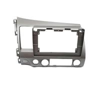 Lettore Stereo Pannello Kit Instalación para Radio DVD 10.1 Pulgadas Panel Frontal Pantalla para Civic 2006 2007-2011 2 DIN Lado Izquierdo RESPUNEKBAH(RHD Only Frame-LH)