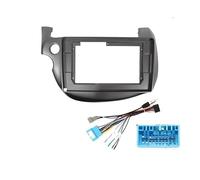 Lettore Stereo Pannello Marco Plástico para Radio DVD Android 10 Pulgadas Incluye Pantalla Cables Arnés para FIT para Jazz 2008 2009-2013 RESPUNEKBAH(Frame A and Cable A)