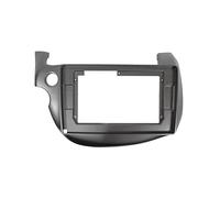 Lettore Stereo Pannello Marco Plástico para Radio DVD Android 10 Pulgadas para FIT para Jazz 2008-2013 Incluye Pantalla Cables Arnés RESPUNEKBAH(LHD Silver Grey A)