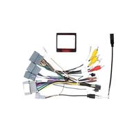 Lettore Stereo Pannello para 2014 para Vezel para HR-V XR-V Radio para Coche 9 Pulgadas Android Estéreo Panel Vídeo Fascia Reproductor Audio Pantalla Cableado Canbus RESPUNEKBAH(Cable and canbus XP)