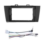 Lettore Stereo Pannello para Subaru para Outback 2014 Marco para Radio Coche 9 Pulgadas con Pantalla Estéreo Reproductor CD DVD Android Incluye Cables Arnés Soporte RESPUNEKBAH(For Subaru Outback4)
