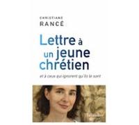Lettre À Un Jeune Chrétien (ebook)