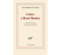 Lettres à Henri Mondor