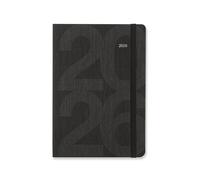 Letts of London Agenda 2026, tamaño A5, vista semanal, color negro 26-081673