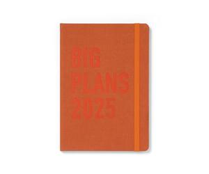 Letts of London Big Plans - Agenda 2025, tamaño A5, vista semanal, color óxido