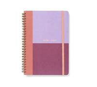 Letts of London Colour Block 27-031895 - Agenda académica 2026/2027, vista semanal, tamaño A5, color frambuesa