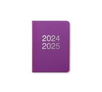 Letts of London Dazzle - Agenda académica A6 2024/2025 día por página con citas, color morado