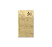 Letts of London Ladydate Slim - Agenda semanal 2025, color dorado