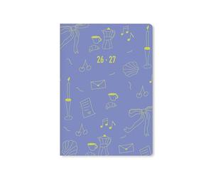 Letts of London Little Joys 27-031996 - Agenda académica 2026/2027, vista semanal, tamaño A5, color azul