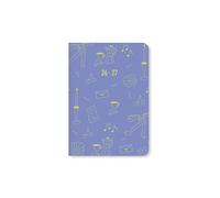 Letts of London Little Joys 27-031999 - Agenda académica 2026/2027, día por página con citas, tamaño A6, color azul