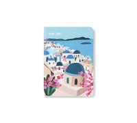 Letts of London Wanderlust - Agenda 2025, tamaño A6, vista semanal, Santorini