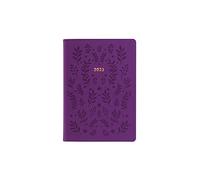 Letts of London Woodland 23-082169 - Agenda (A6, vista semanal, 2023), color morado
