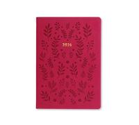 Letts of London Woodland 26-082162 - Agenda 2026, tamaño A5, vista semanal, color rosa