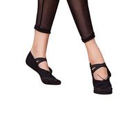 Letuwj - Zapatos de Danza del Vientre de Lona para Mujer 38/EU Negro