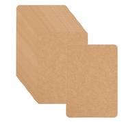 Leucasa 60 Piezas Cartulina Kraft A6 10.5X14.8CM Tarjetas Postales A6 300g/m² Imprimible para DIY Creative,Invitaciones de Boda,Tarjetas de Agradecimiento