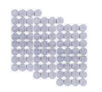 Leucasa 96 Piezas Protector Patas Sillas 20mm Fieltro Adhesivo 5mm Espesor para Patas de Muebles, Patas de Sillas y Protección de Suelos de Madera Noble(Gris, 20mm)