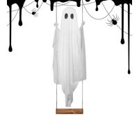 Leuchten Ghost - Schwingendes Gruseliges - Gruseliges Hangable Halloween - Dekoration Für Türen Nach Hause Fenster Garten Haunted House Party Außerhalb Des Hofweges