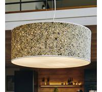 LeuchtNatur Discus lámpara colgante 55cm blanco aciano