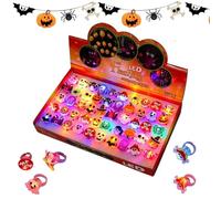 Leuchtringe insgesamt 50 Stück Halloween-Partygeschenke, blinkendes