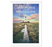 Leuchttürme an der Nordseeküste (Wandkalender 2026 DIN A4 hoch), CALVENDO Monatskalender: Einige der ikonischen Leuchttürme, die unsere Nordseeküste zu bieten hat