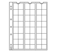 Leuchtturm 301127 Numis 17 Fundas para Monedas - 48 Compartimentos para Monedas de hasta 17 mm de diámetro - Paquete de 5