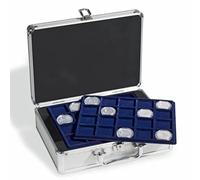 Leuchtturm 301163 Maletín para Monedas Cargo S 6 - Incl. 6 bandejas para 144 Monedas de hasta 33 mm Ø p. ej. 2 Monedas de Euro - 292 x 97 x 213 mm