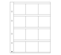 Leuchtturm 309197 Sobres para Monedas Optima K50-12 Compartimentos Transparentes para Monedas y portamonedas de hasta 50x50 mm - Paquete de 5