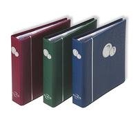 Leuchtturm 310704 Álbum para monedas Numis - 5 fundas para monedas de diferentes tamaños con 44, 34, 25, 17 mm de diámetro - rojo