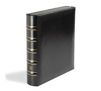 Leuchtturm 310766 Álbum portamonedas Optima Classic - archivador con Casete de protección Integrado - con Cierre - Negro