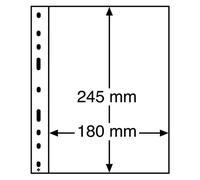 Leuchtturm 319037 Sobres para Monedas Optima 1C - Almacenamiento para Juegos de Monedas y Grandes Postales, Cartas y acciones - Paquete de 10