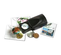 Leuchtturm 321419 Lupa Desplegable-LED, 20 aumentos, negro, Ø 21 mm