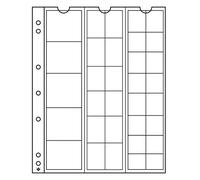 Leuchtturm 323010 Numis Mix Sobres para Monedas - 33 Compartimentos para Monedas de Diferentes diámetros - Paquete de 5