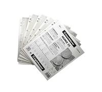 Leuchtturm 323463 Envoltorios para Monedas Numis 25-30 Compartimentos para Monedas de hasta Ø 25 mm - 1 Euro, US Quaters, 20 Cent, 1 SFR - Paquete de 5