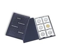 Leuchtturm 325026 Álbum de Bolsillo para Monedas con 10 Hojas, Cada una para 6 cartones de Monedas, Azul