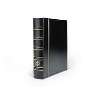 Leuchtturm 329644 Álbum para Monedas Optima Classic - Carpeta de Anillas coleccionar y Personalizar Monedas - Negro