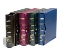 Leuchtturm 330141 Optima Classic - Carpeta de Anillas para diseñar, con Caja Protectora incluida, Verde