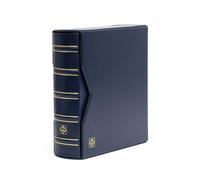 Leuchtturm 333112 Álbum para 200 Sobres de Primer día de emisión o Cartas en C6, In stuche Protector - Azul