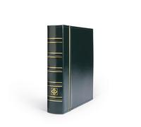 Leuchtturm 335950 Álbum para Monedas Optima Classic - Carpeta de Anillas para coleccionar y Personalizar Monedas - Verde