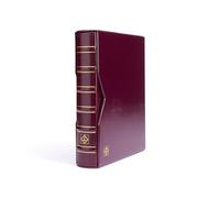 Leuchtturm 336281 Álbum para Billetes Vario Classic - Encuadernadora de Anillas para diseño Propio In stuche - Rojo