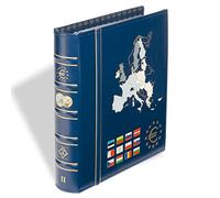 Leuchtturm 341041 Vista Euro álbum de Monedas Volumen 2 - Juegos de Monedas de 12 países Euro - 6 Hojas de Monedas y Estuche Protector