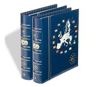 Leuchtturm 341042 Vista álbum de Monedas de Euro, tomo 1 y 2 "Países antiguosy nuevos,con cajetín Protect.