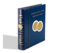 Leuchtturm 343381 Álbum preimpreso Classic-Optima,Monedas Europeas conmemorativas de 2 Euro+cajetín,Azul