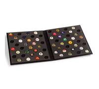 Leuchtturm 344765 Álbum de Tapones Corona Presso - Álbum de colección para 64 Tapones Corona
